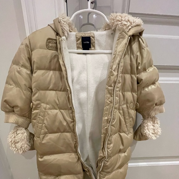 Gap Baby ColdControl Max Size 12-18 months 1 piece down snowsuit - Picture 3 of 7